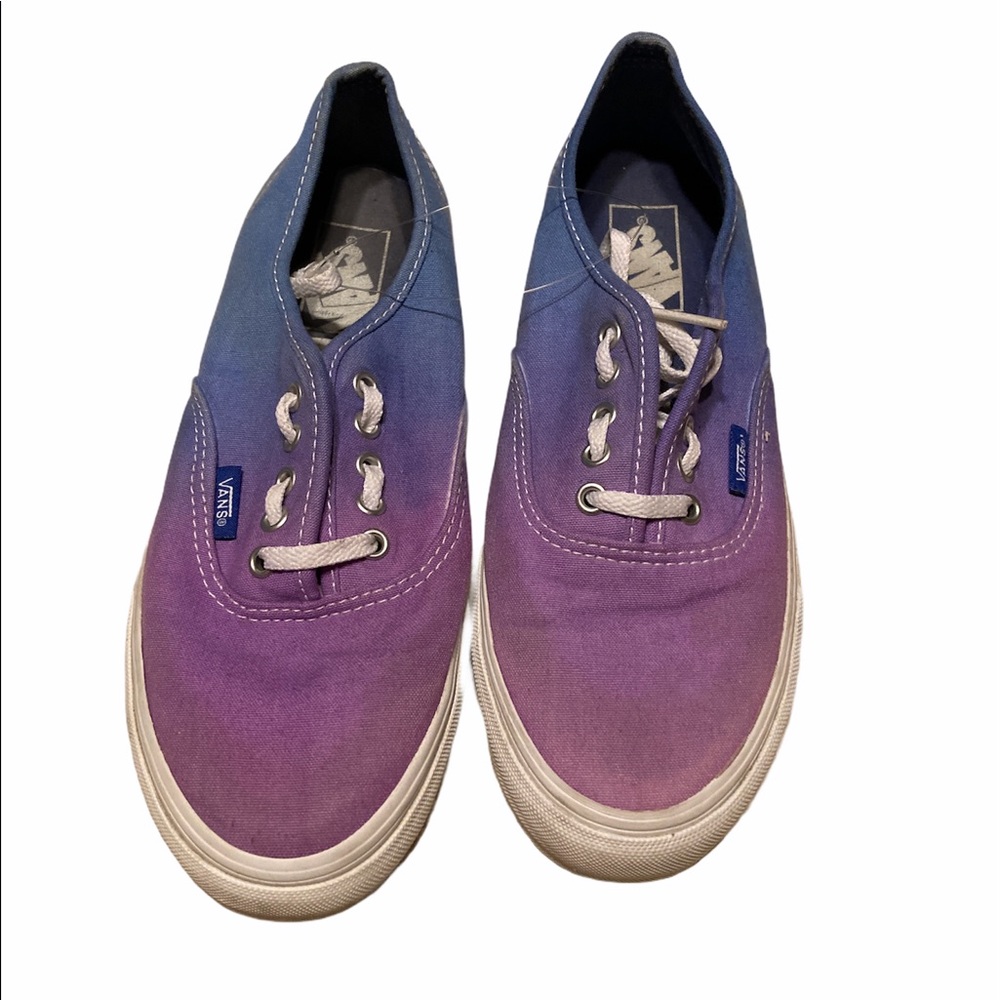 Vans Unisex Blue Purple Ombre Shoes